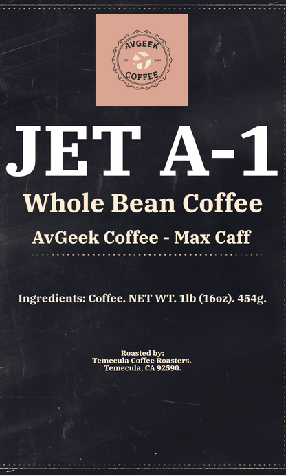 Avgeek Coffee - JET A-1 Max Caff Blend