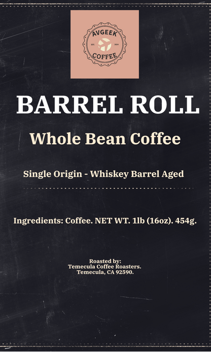 AvGeek Coffee - (Whiskey) Barrel Roll